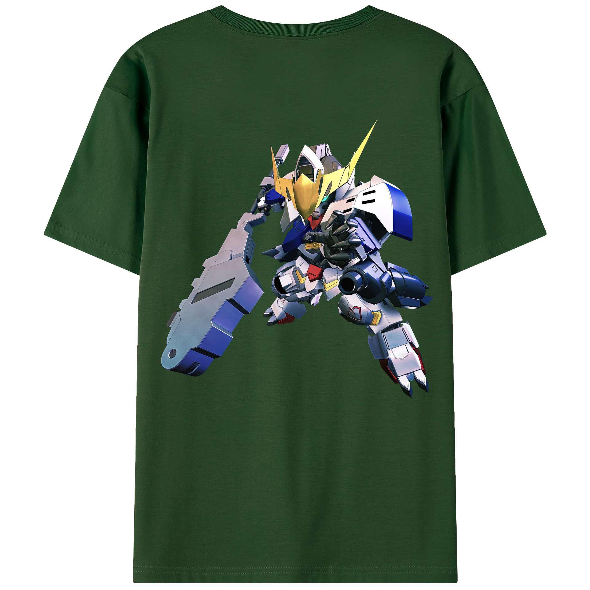 （画像用） 機動戦士ガンダム Mobile Suit Gundam 綿100％半袖Tシャツ（背面プリント）